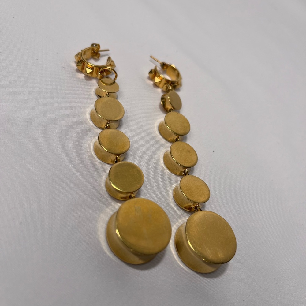 Authentic Valentino Gold Tone Earrings